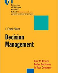 Decision Management by J Frank Yates